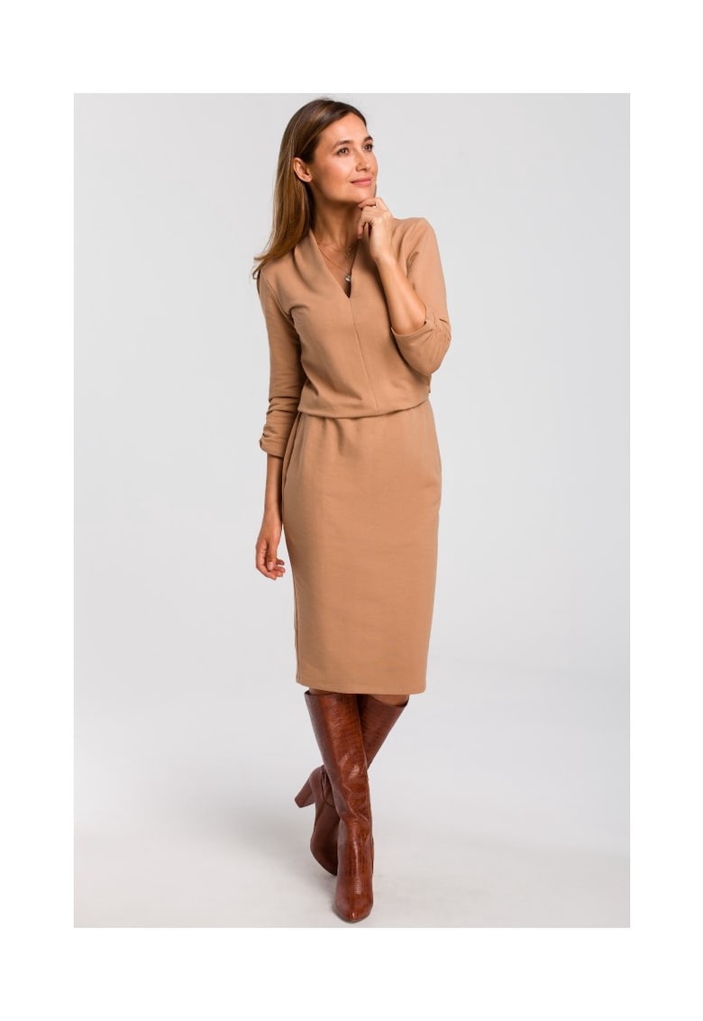 Rochie eleganta dama - Konstantyn - maro - XXL