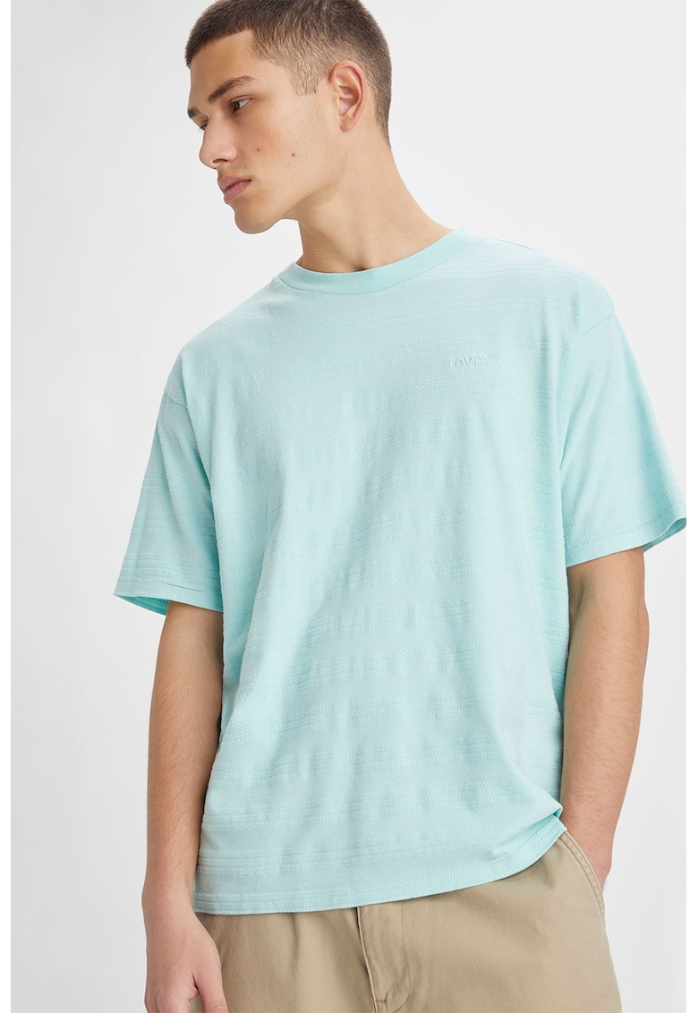Tricou lejer din bumbac Red Tab™ - Albastru deschis