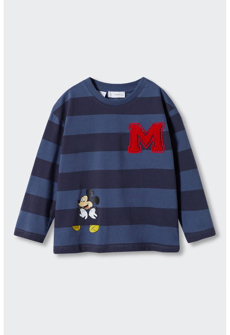 Bluza in dunci cu detaliu Mockey Mouse