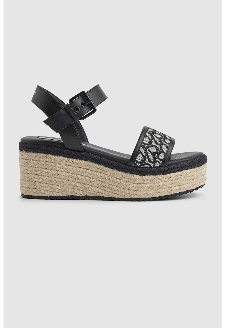 Sandale-espadrile wedge