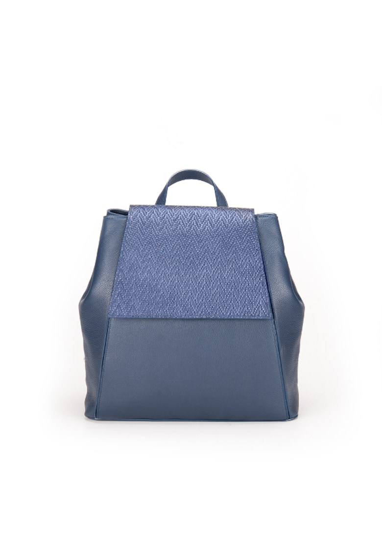 Geanta dama piele - Aamina mare - bleumarin - 32x14x33 cm