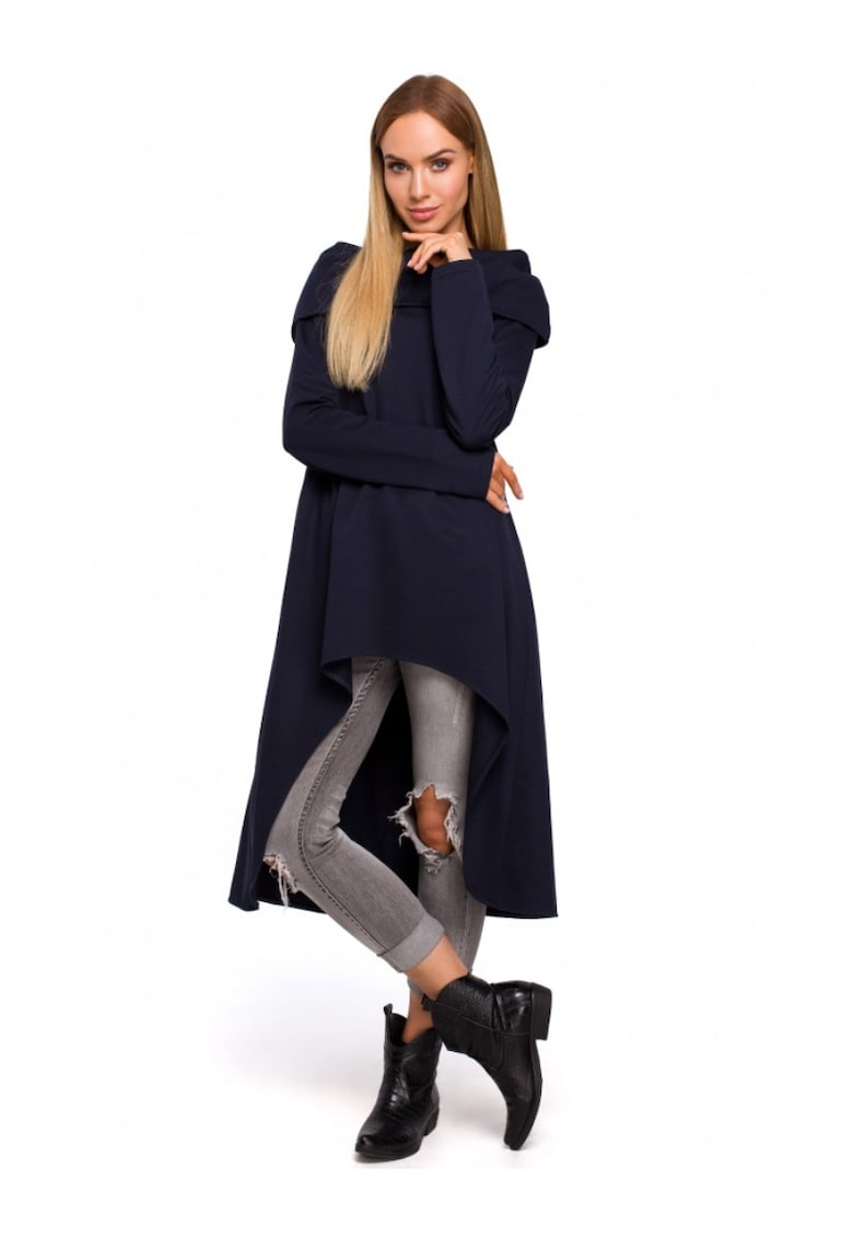 Tunica asimetrica Bumbac - Bleumarin