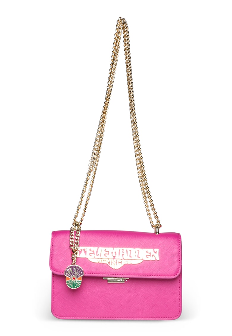 Steve Madden Чанта Vibes от еко кожа с метално лого за Жени Steve Madden Чанта Vibes от еко кожа с метално лого за Жени