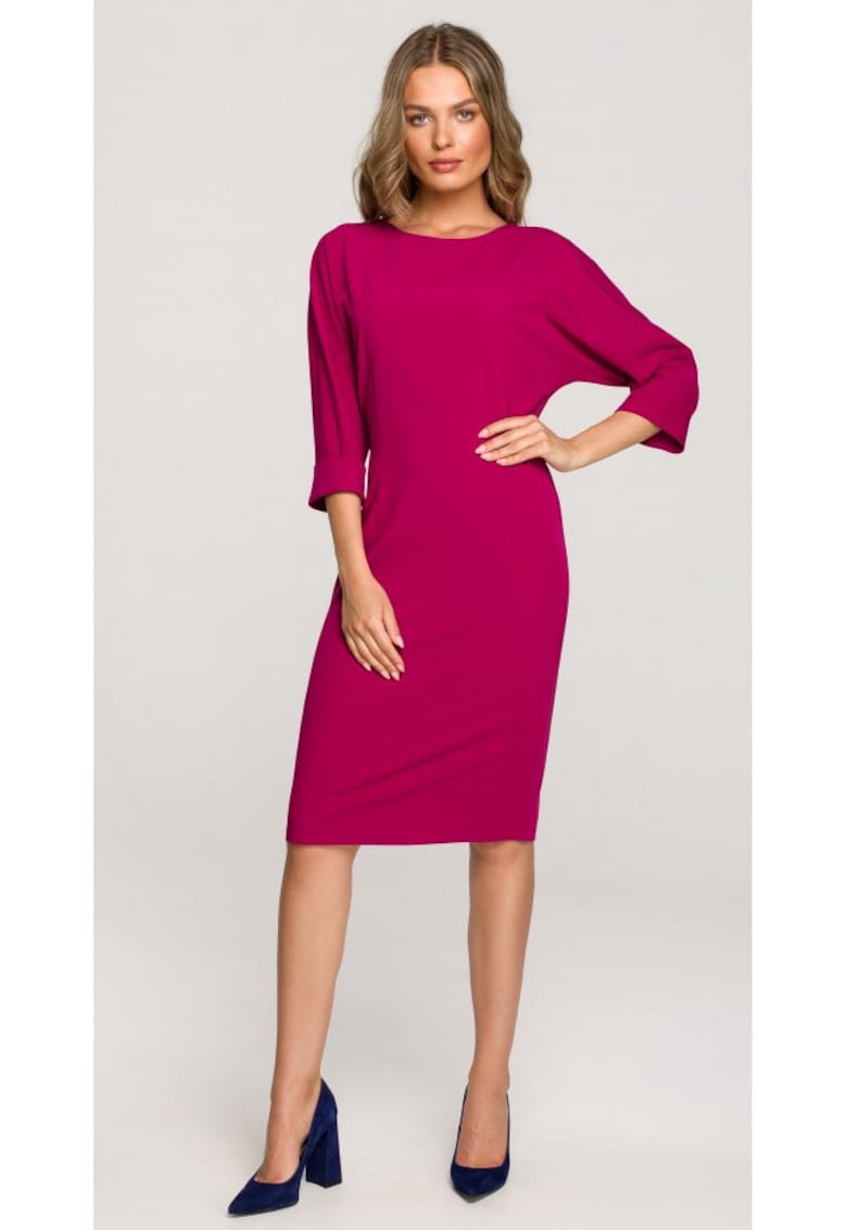 Rochie cu maneci kimono uni