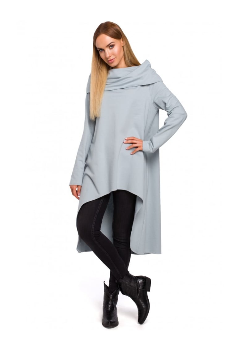 Tunica asimetrica in nuanta de gri