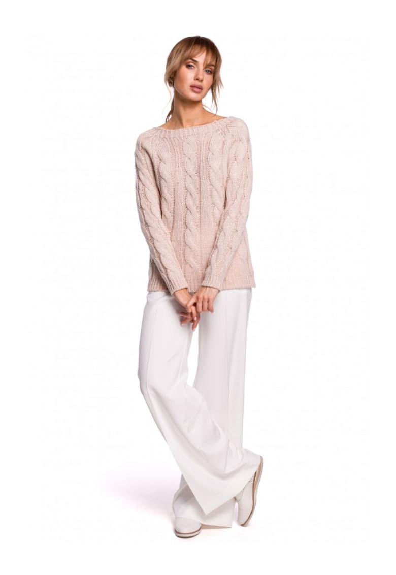 Pulover  Acril - Poliamida - Bej Pulover  Acril - Poliamida - Bej