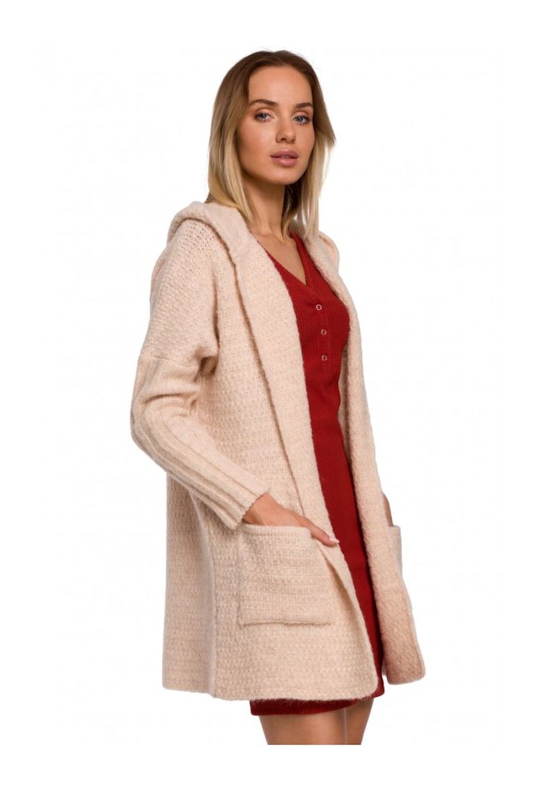 Cardigan cu Lana - Bejsgsafxz - Bej