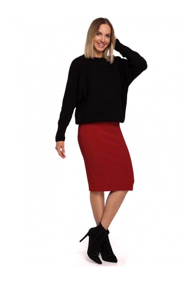 Pulover clasic Acril - Poliamida - Negru