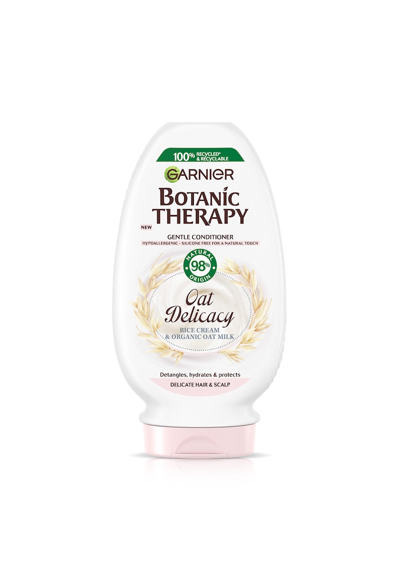 Balsam Botanic Therapy Rice Cream & Organic Oat Milk pentru par si scalp sensibil - 200 ml