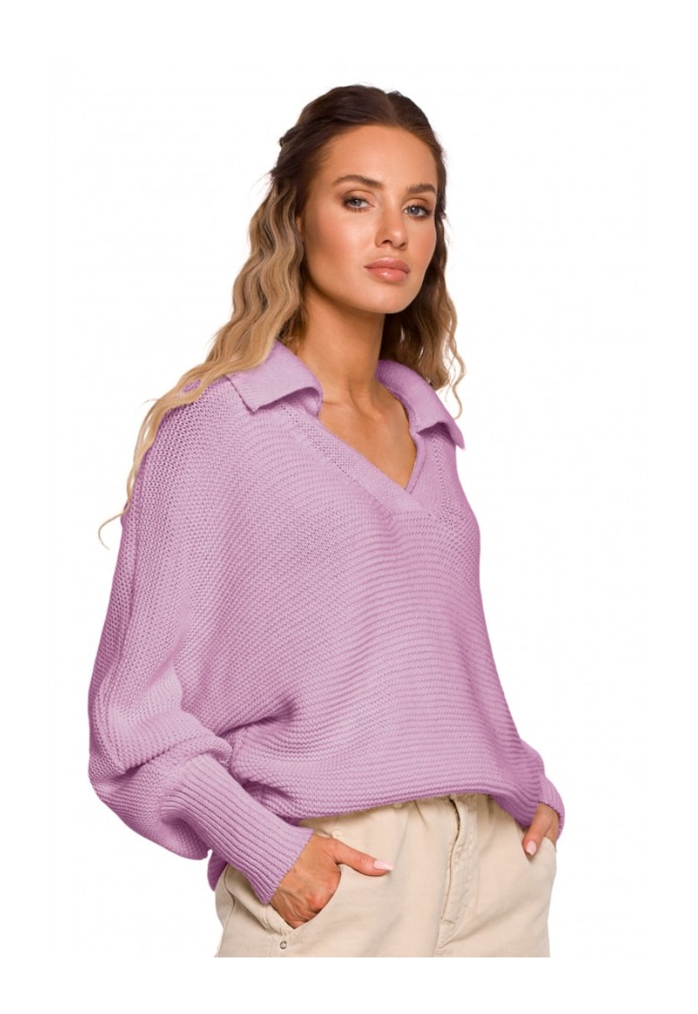 Pulover cu Acril - Nylon - Lila - 95215 - Lila