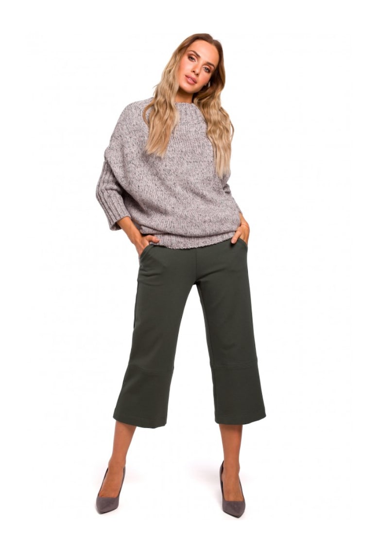 Pulover dama - Acril/Poliamida/Lana - Gri