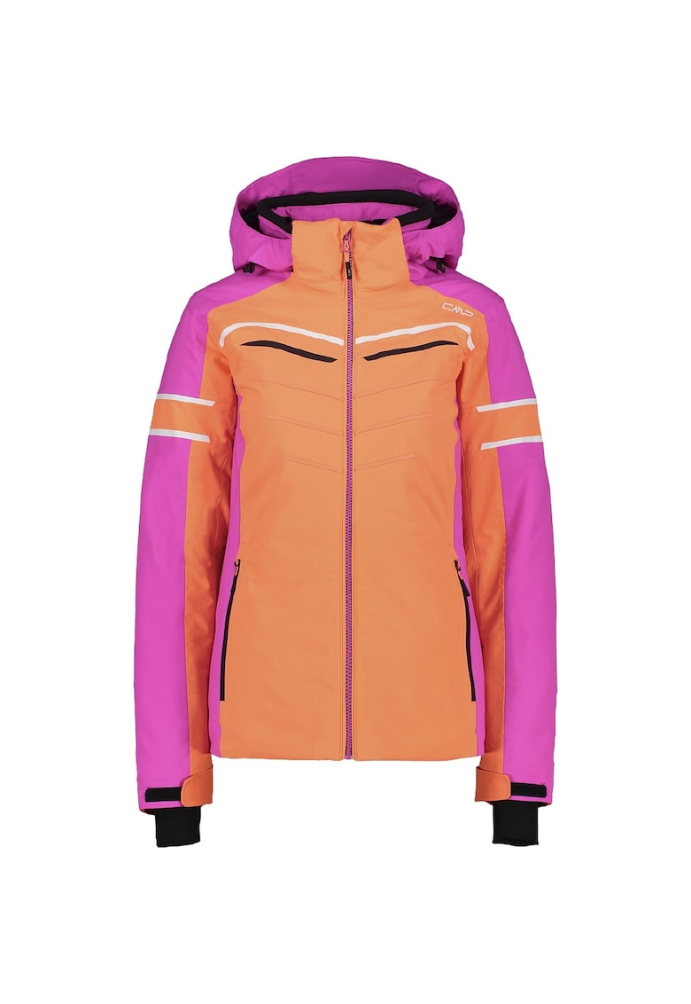 Geaca de schi pentru femei - Jacket Zip Hood - Multicolor