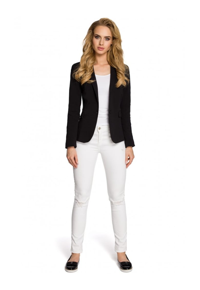 Sacou dama - Bumbac/Elastan -Negru