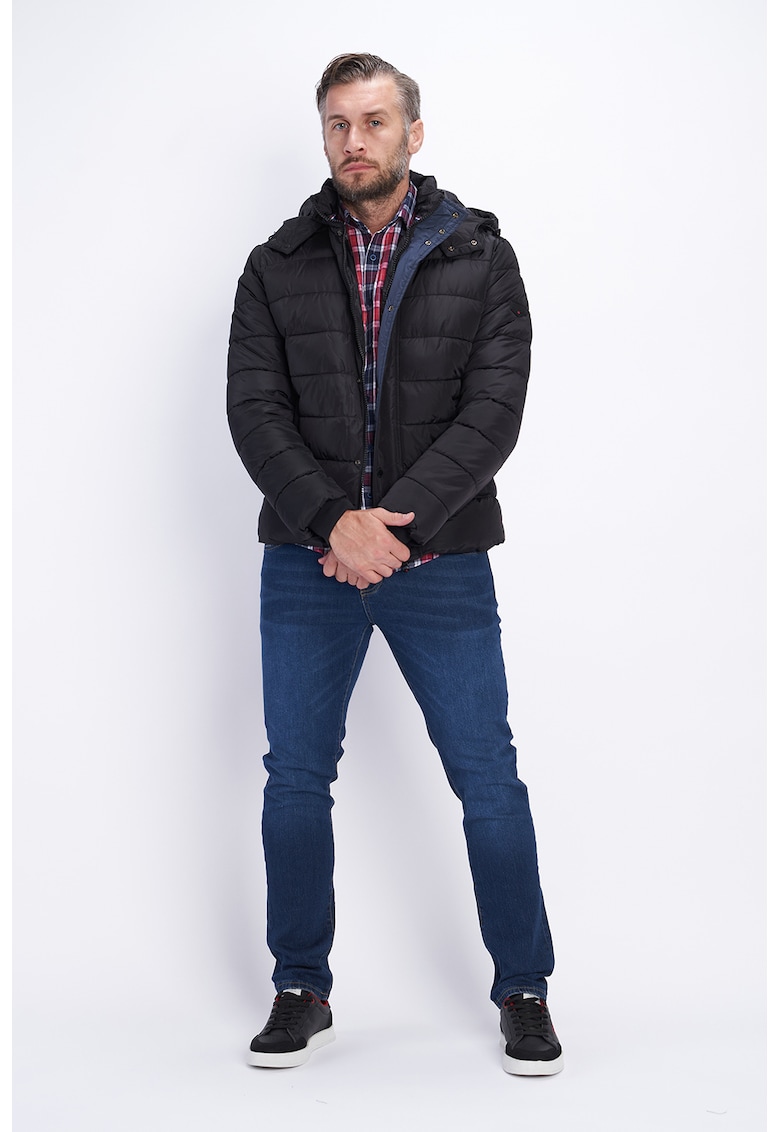 Lee Cooper Късо зимно яке с капитониран дизайн за Мъже Lee Cooper Късо зимно яке с капитониран дизайн за Мъже