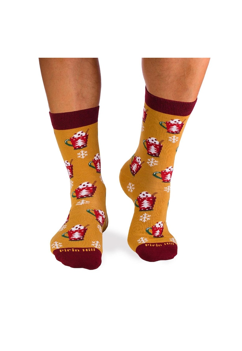 Sosete bumbac de Craciun Cana Magica