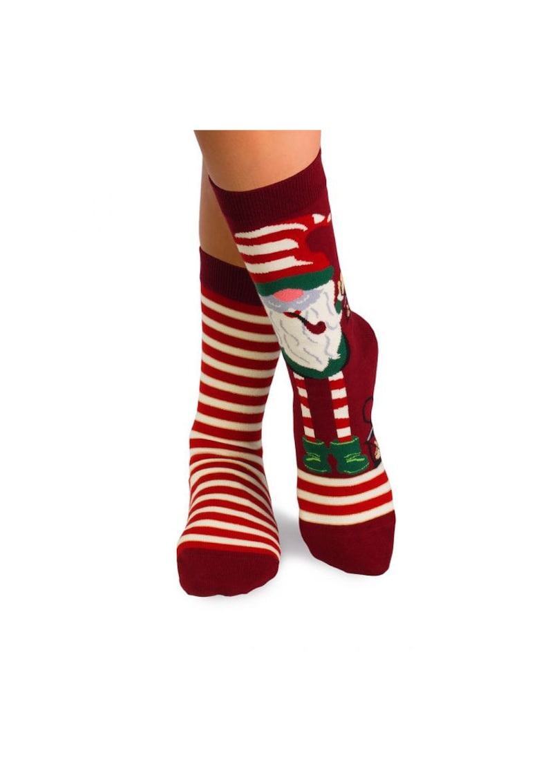 Sosete bumbac de Craciun Spiridus