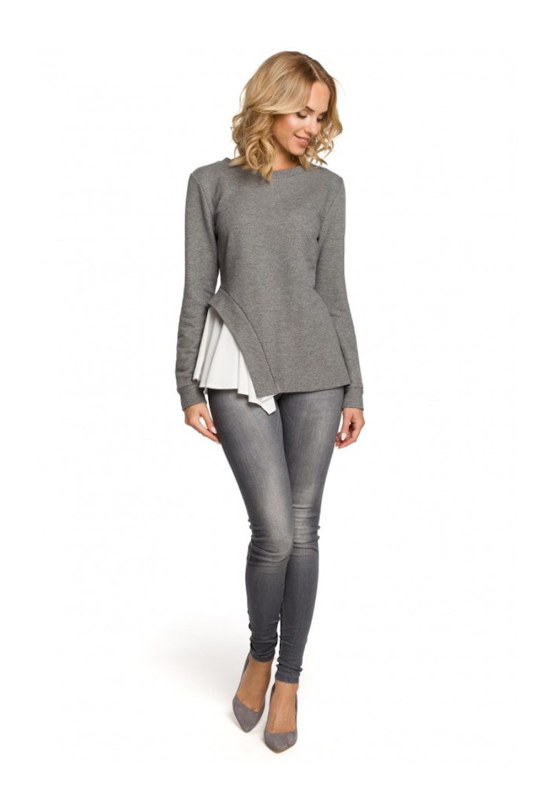 Bluza dama - Bumbac/Poliester - Gri 98792