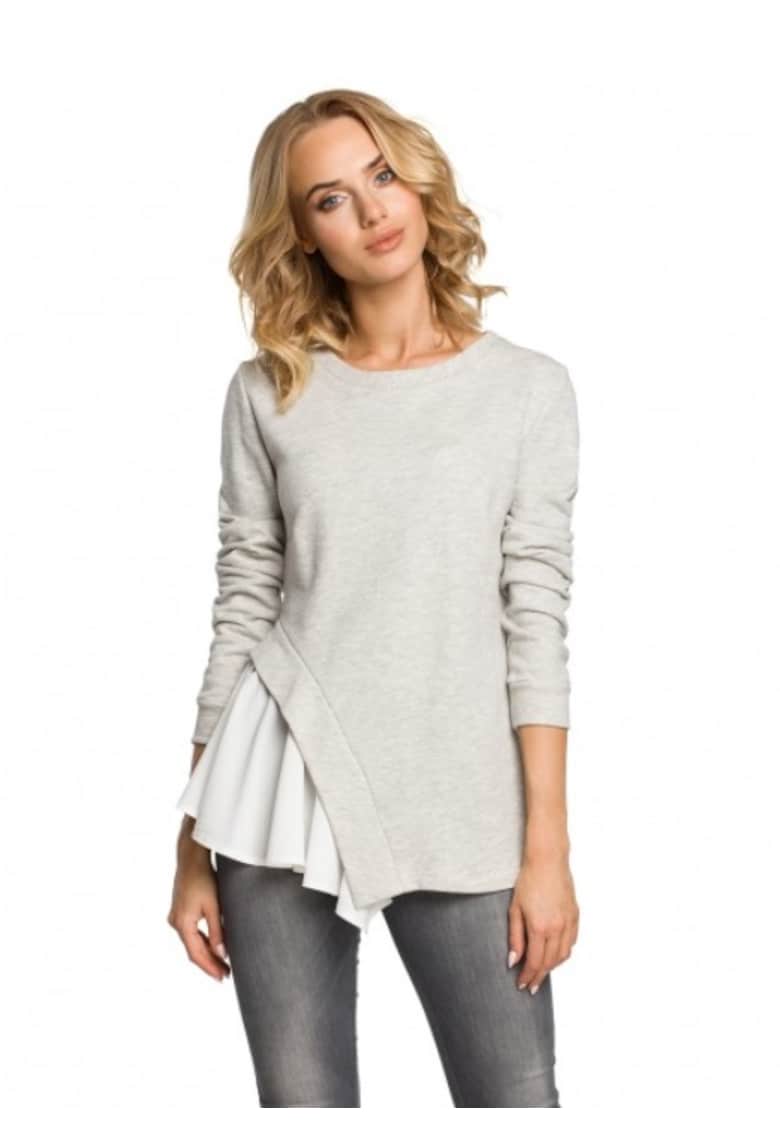 Bluza dama - Bumbac/Poliester - Gri -