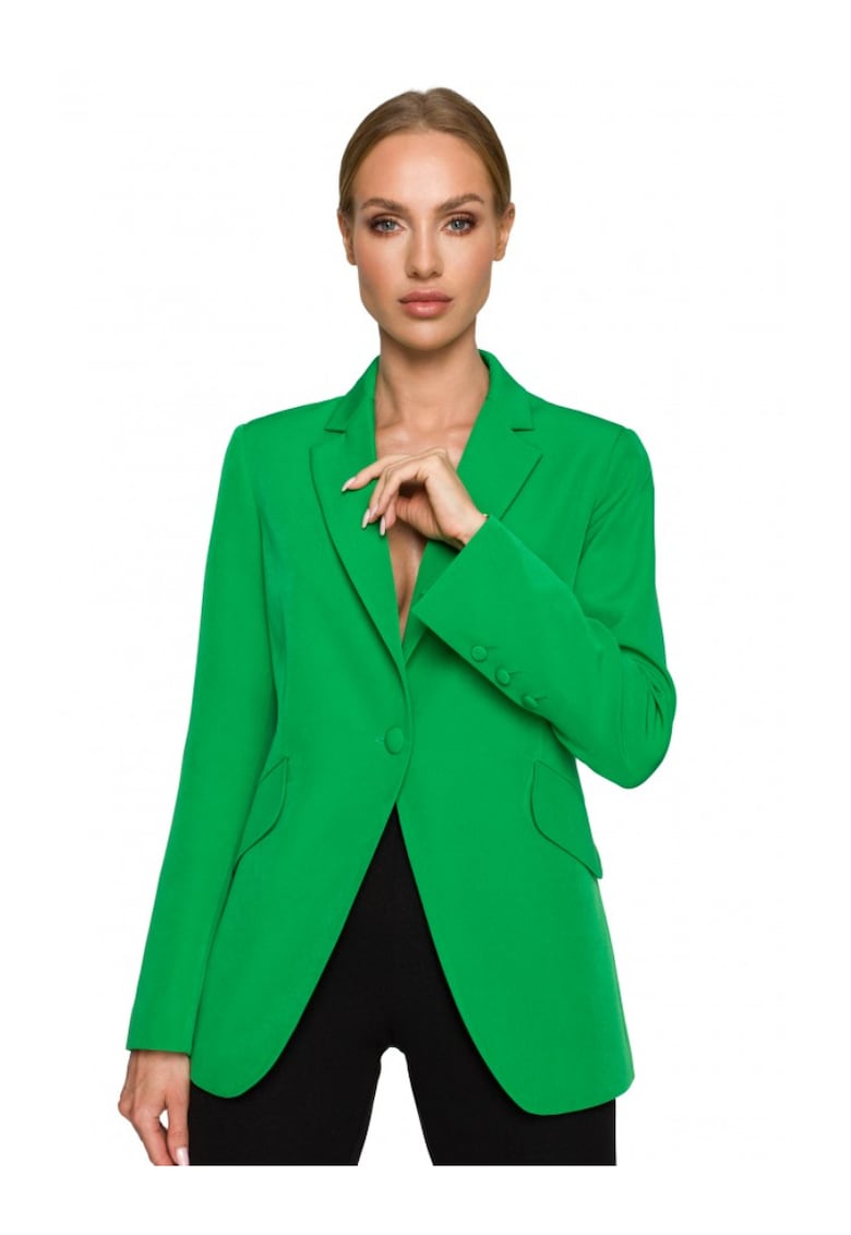 Sacou dama - Poliester/Elastan - Verde