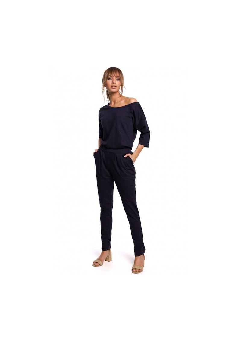 Salopeta dama -  Bumbac - Bleumarin inchis Salopeta dama -  Bumbac - Bleumarin inchis