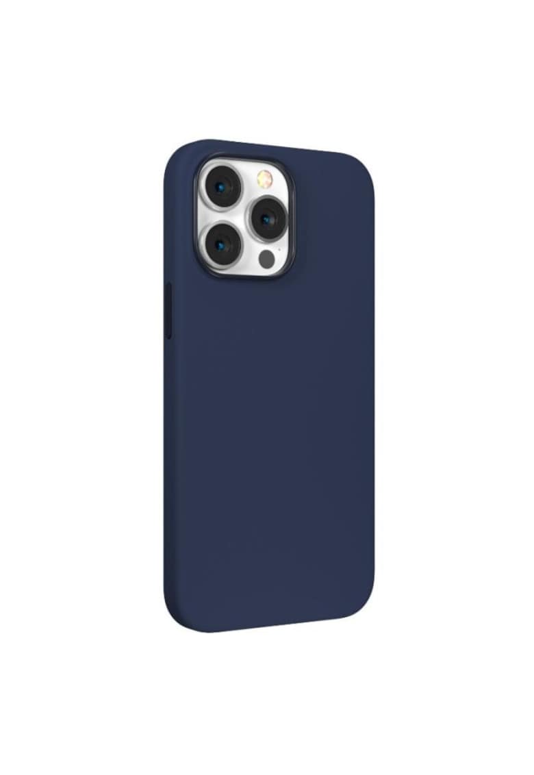 Husa de protectie Nature Series Silicone Magnetic pentru iPhone 14 - Navy Blue