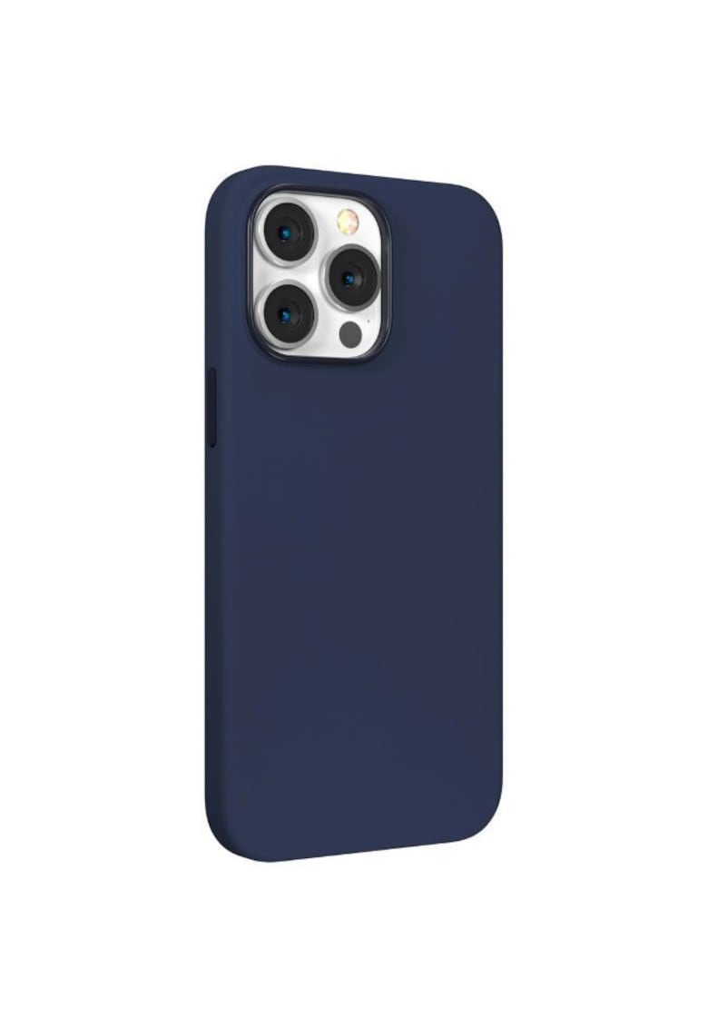 Husa de protectie Nature Series Silicone Magnetic pentru iPhone 14 Pro - Navy Blue