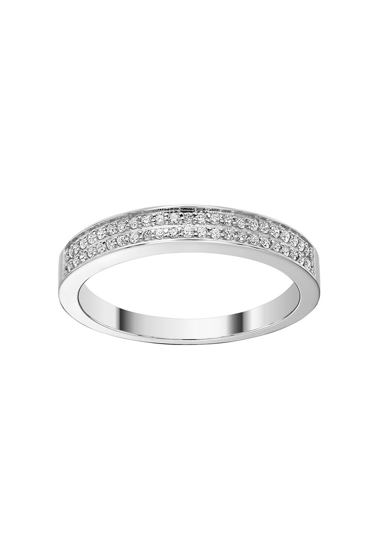 Inel din aur de 14K decorat cu 46 de diamante D Diamond Reduceri si Transport Gratuit D Diamond imagine noua