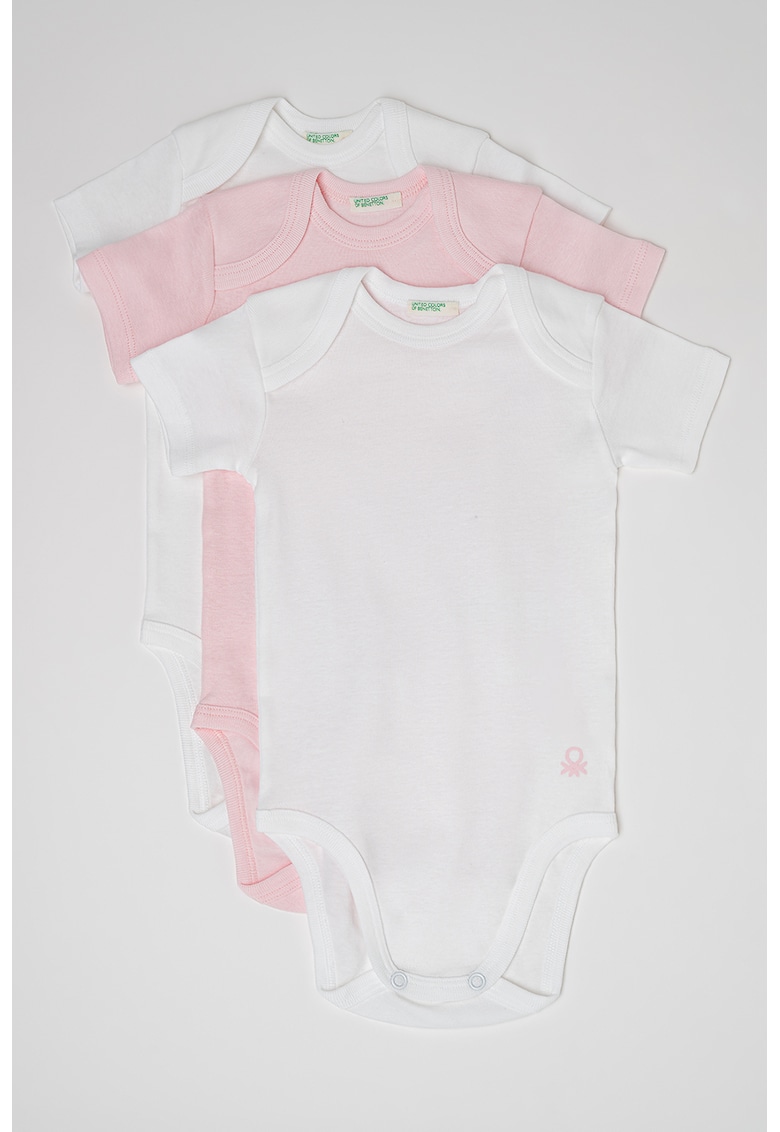 Set de body-uri de bumbac - 3 piese