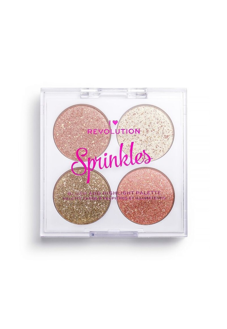 Paleta de farduri -  Sprinkles Confetti Cookie - Iluminator/Blush - Multicolor