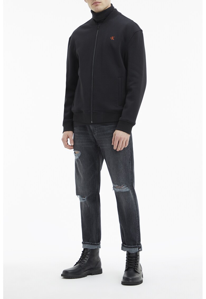 CALVIN KLEIN JEANS Суитшърт тип бомбър с цип за Мъже CALVIN KLEIN JEANS Суитшърт тип бомбър с цип за Мъже