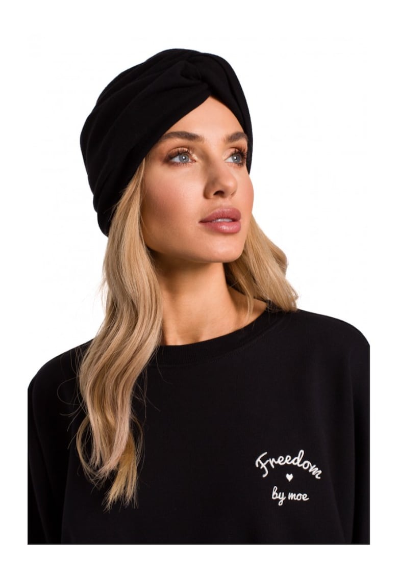 Turban dama - Bumbac - Negru - Marime Universala