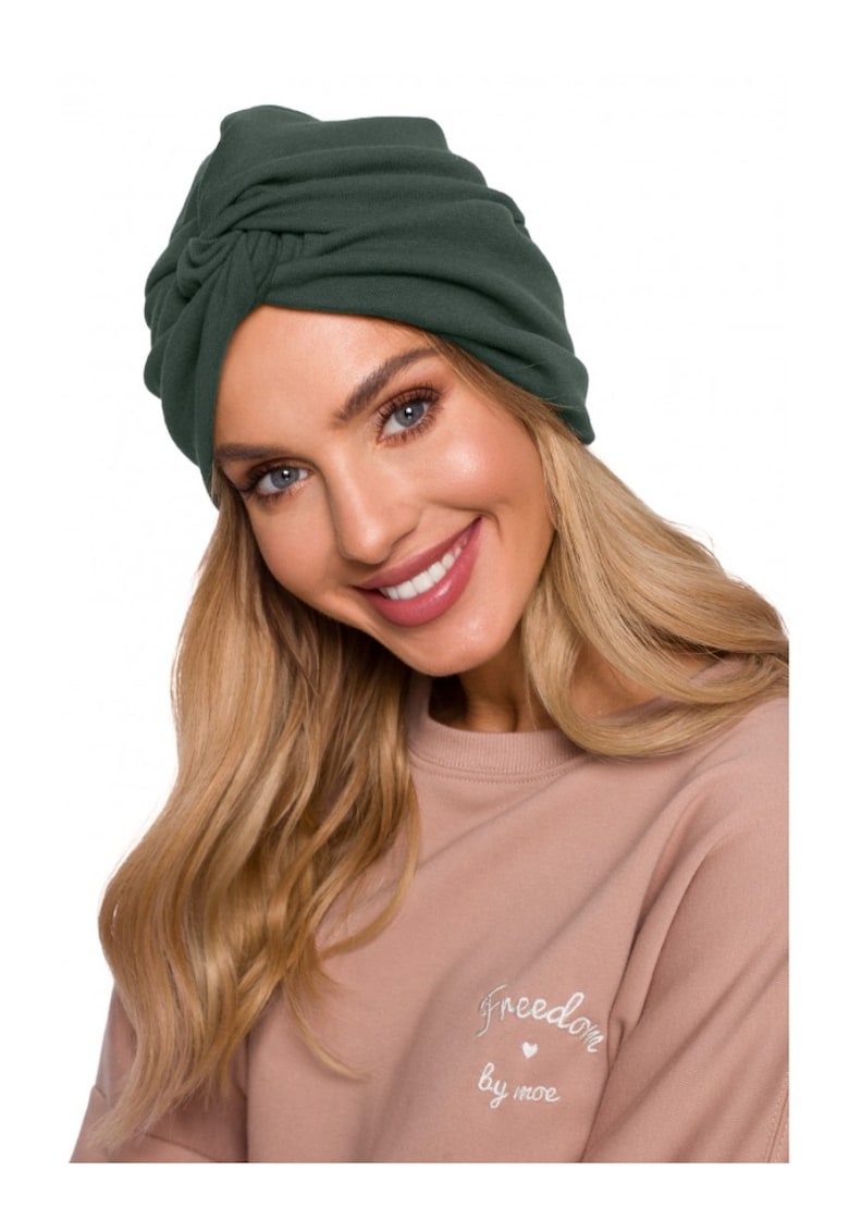 Turban dama - Bumbac - Verde militar - Marime Universala