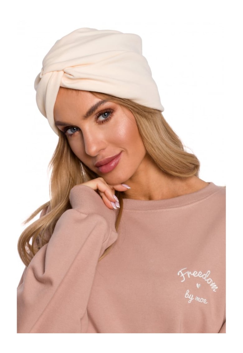 Turban dama - Bumbac - Crem - Marime Universala