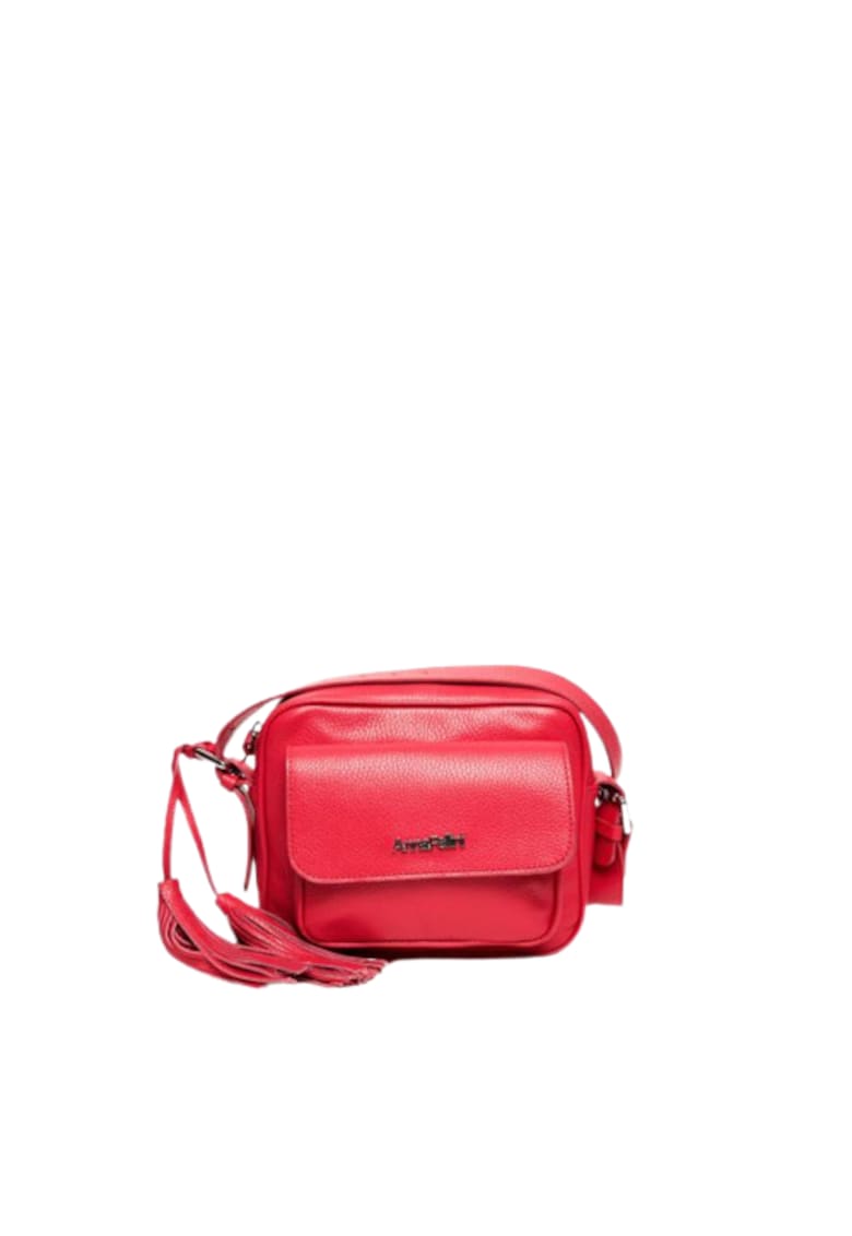 Geanta dama piele - Lucy - fucsia - 22x10x17 cm