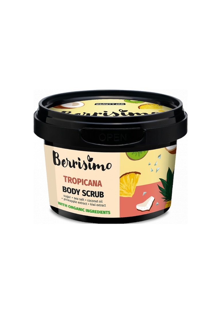 Scrub pentru corp - cu ulei de cocos - extract de ananas si kiwi - Tropicana - 350 g