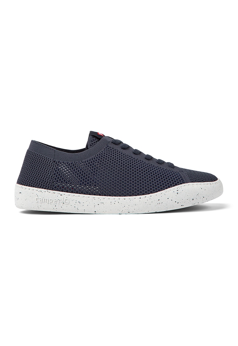 Pantofi sport din plasa cu detalii logo - Bleumarin