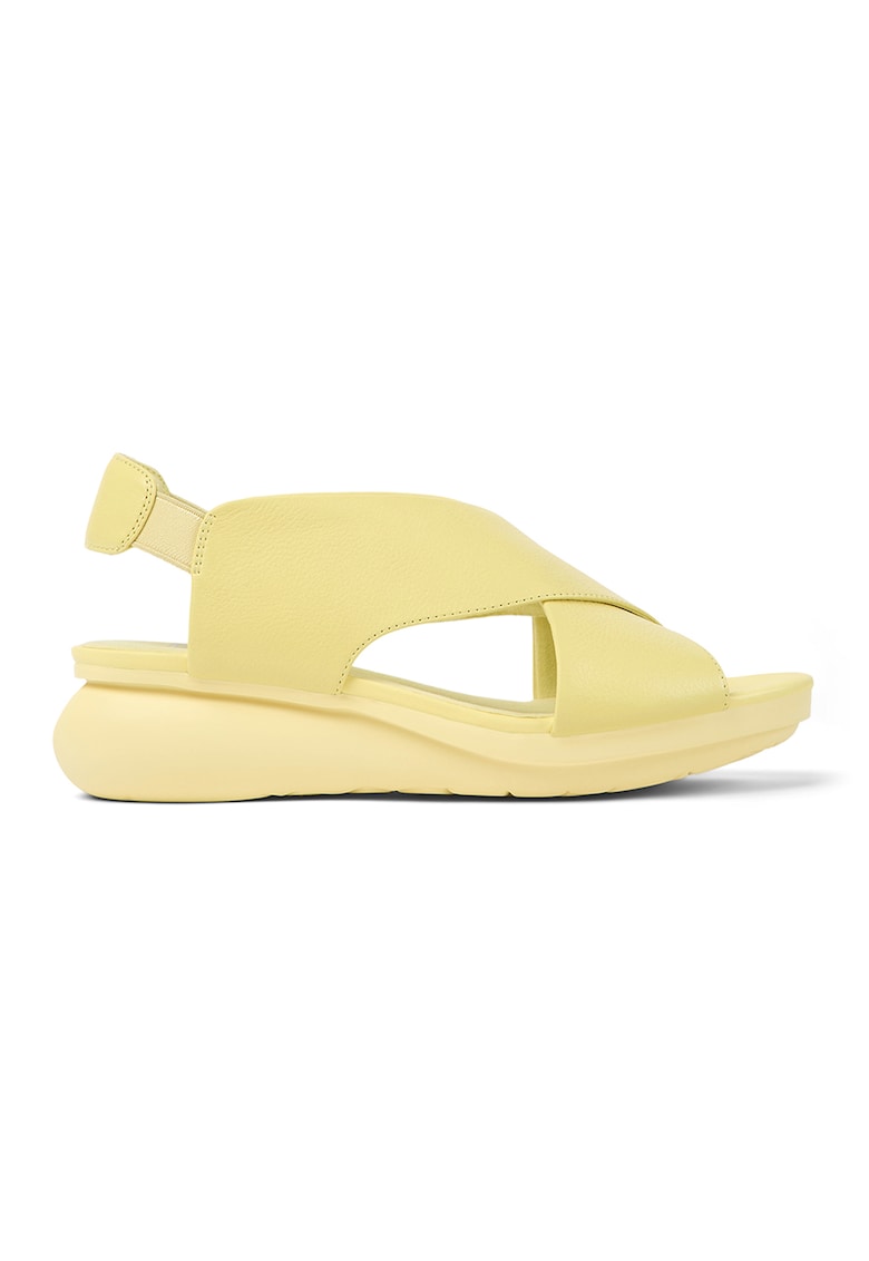 Sandale slingback - cu platforma - de piele Balloon