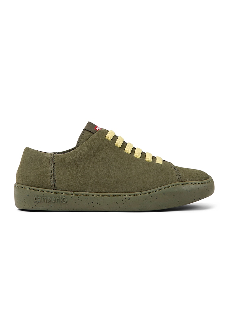 Pantofi sport low-cut din piele intoarsa