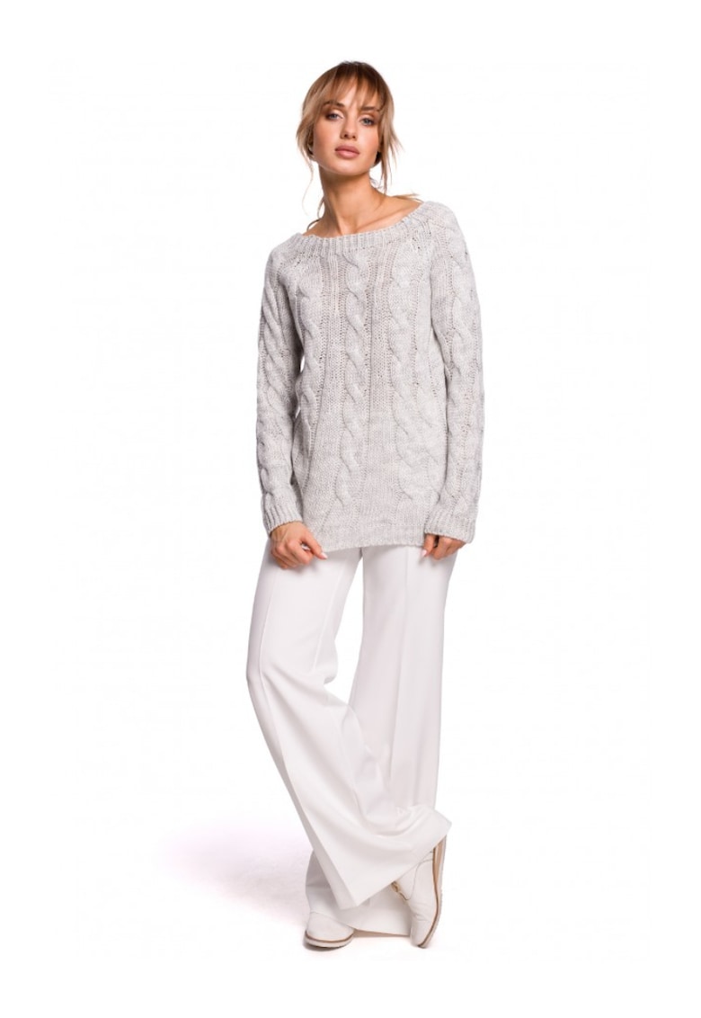 Pulover dama - Acril/Poliamida - Gri Pulover dama - Acril/Poliamida - Gri