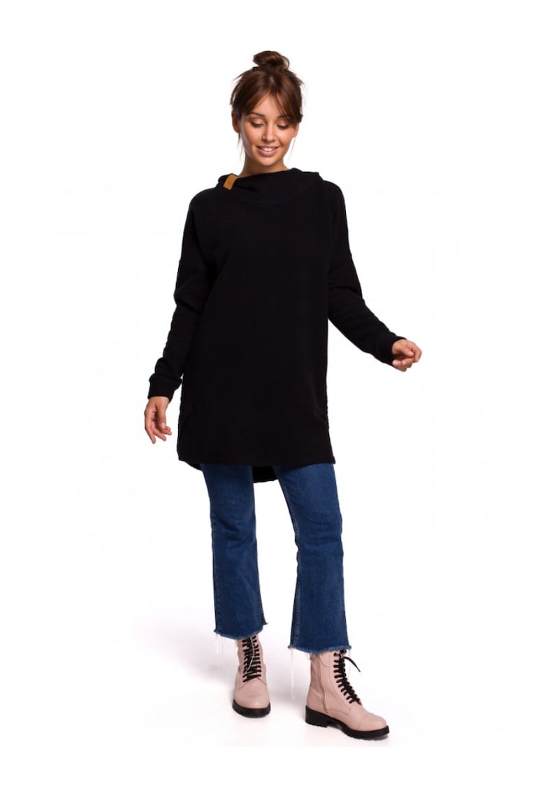 Bluza dama. Bumbac/Poliester. Negru. S-