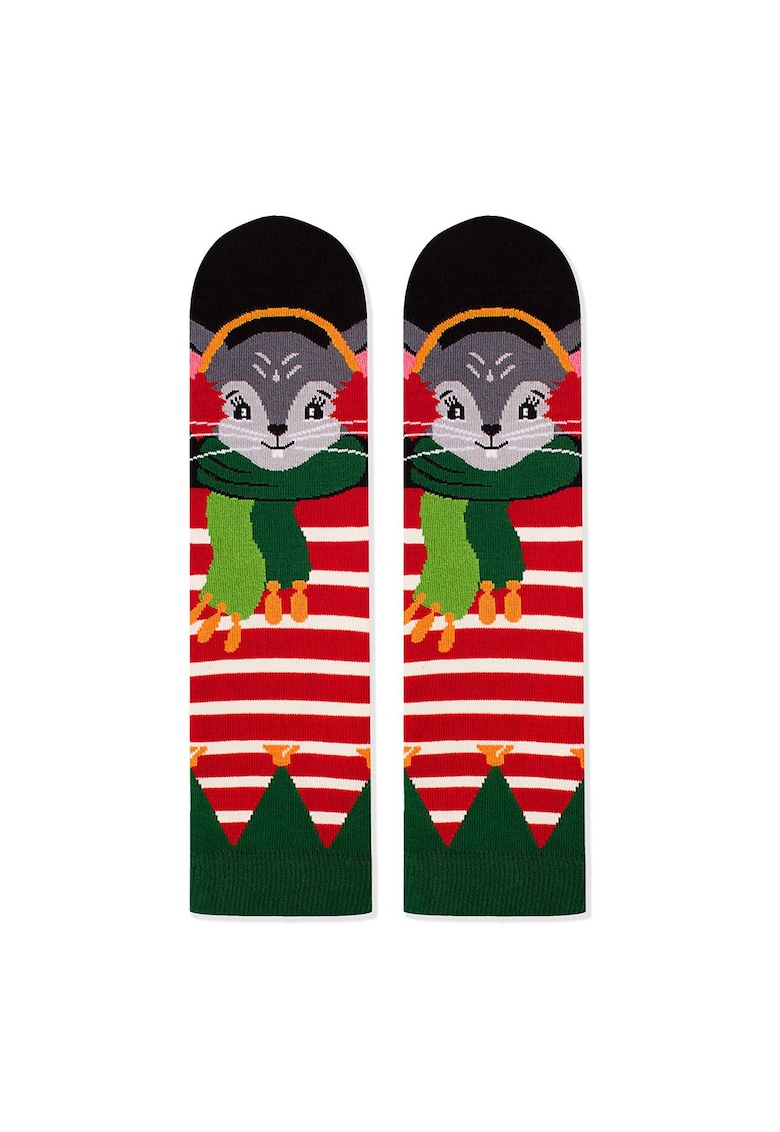 Sosete bambus de craciun Comfort Feet Socks CHRISTMAS MOUSE