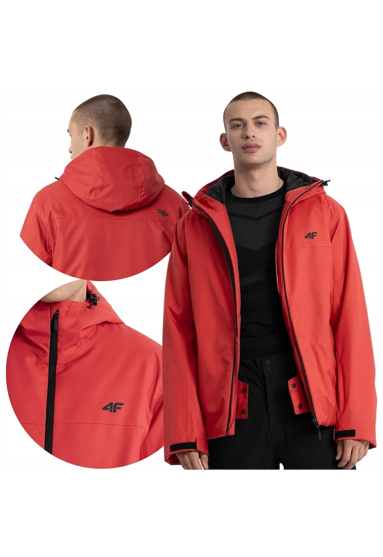 Jacheta de schi pentru barbati - H4Z22 KUMN001 - Rosu
