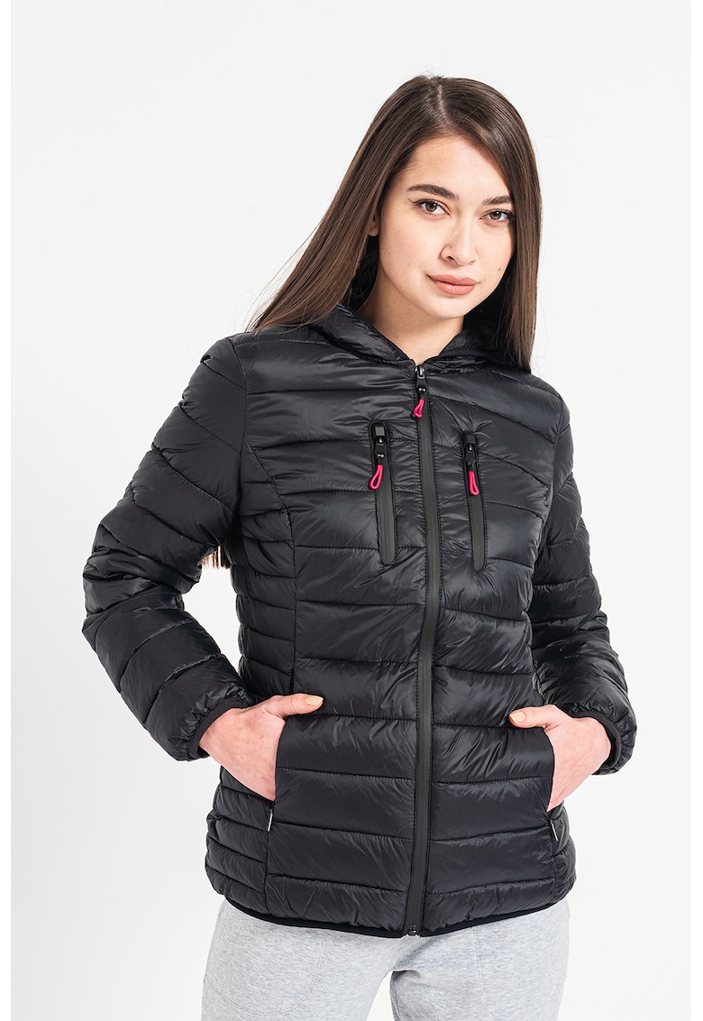 Geaca cu vatelina subtire si buzunare cu fermoar Alaricana Geaca cu vatelina subtire si buzunare cu fermoar Alaricana