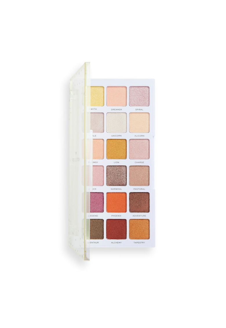 Paleta farduri pleoape I Heart Revolution - Unicorn Heart Glow - 18 nuante