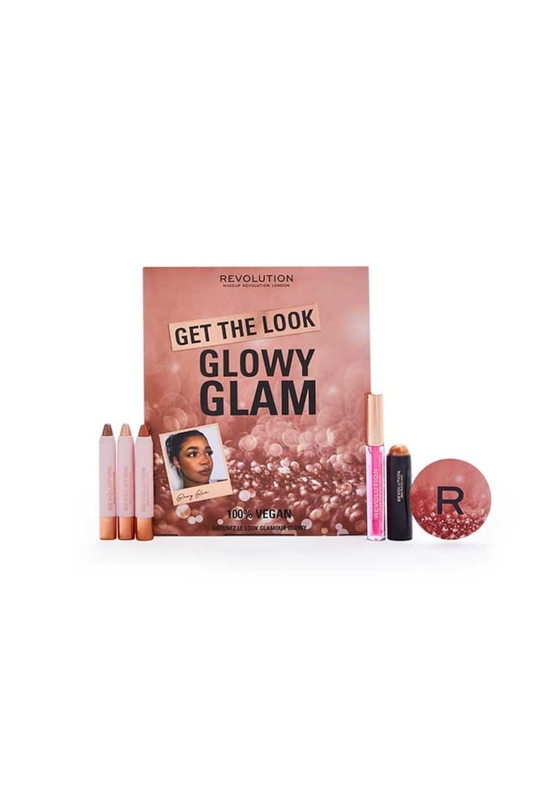 Set de machiaj  Get The Look Glowy Glam - 6 bucati Set de machiaj  Get The Look Glowy Glam - 6 bucati