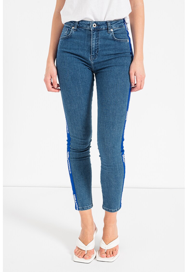 KARL LAGERFELD JEANS Дънки по тялото с ого встрани за Жени KARL LAGERFELD JEANS Дънки по тялото с ого встрани за Жени