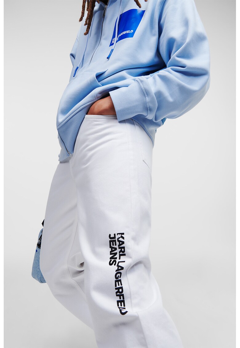 KARL LAGERFELD JEANS Прави дънки с лого за Мъже KARL LAGERFELD JEANS Прави дънки с лого за Мъже