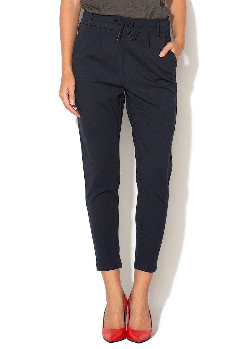 Pantaloni cu snur Poptrash - Bleumarin