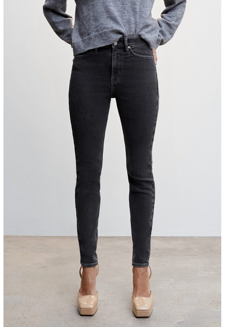 Blugi skinny cu talie inalta Soho