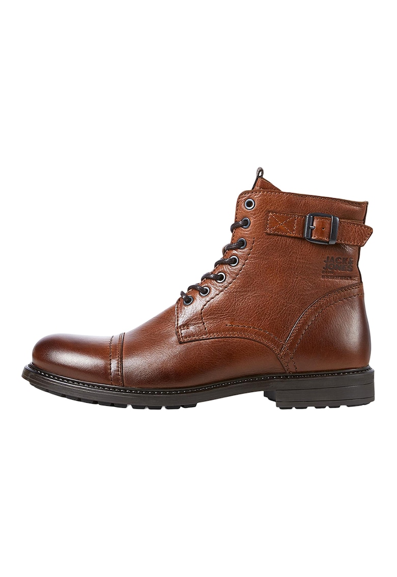 Jack Jones Кожени боти с връзки за Мъже Jack Jones Кожени боти с връзки за Мъже